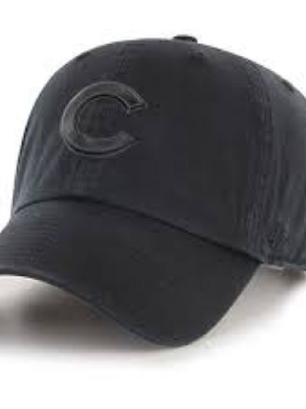 '47 Adult Chicago Cubs Black Clean Up Adjustable Hat